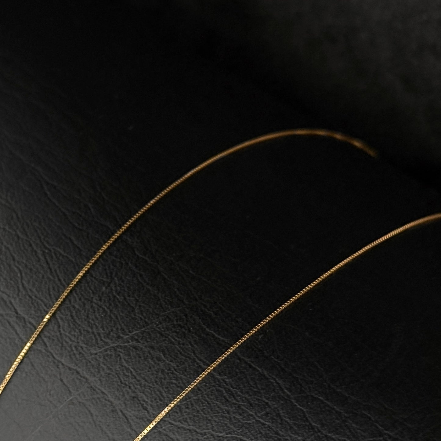 Cadena Veneciana Mini / Dije Esmeralda / Oro 18K