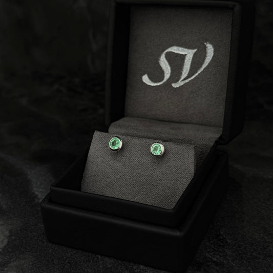 Luxury Moles / Colombian Emeralds / 925 Silver