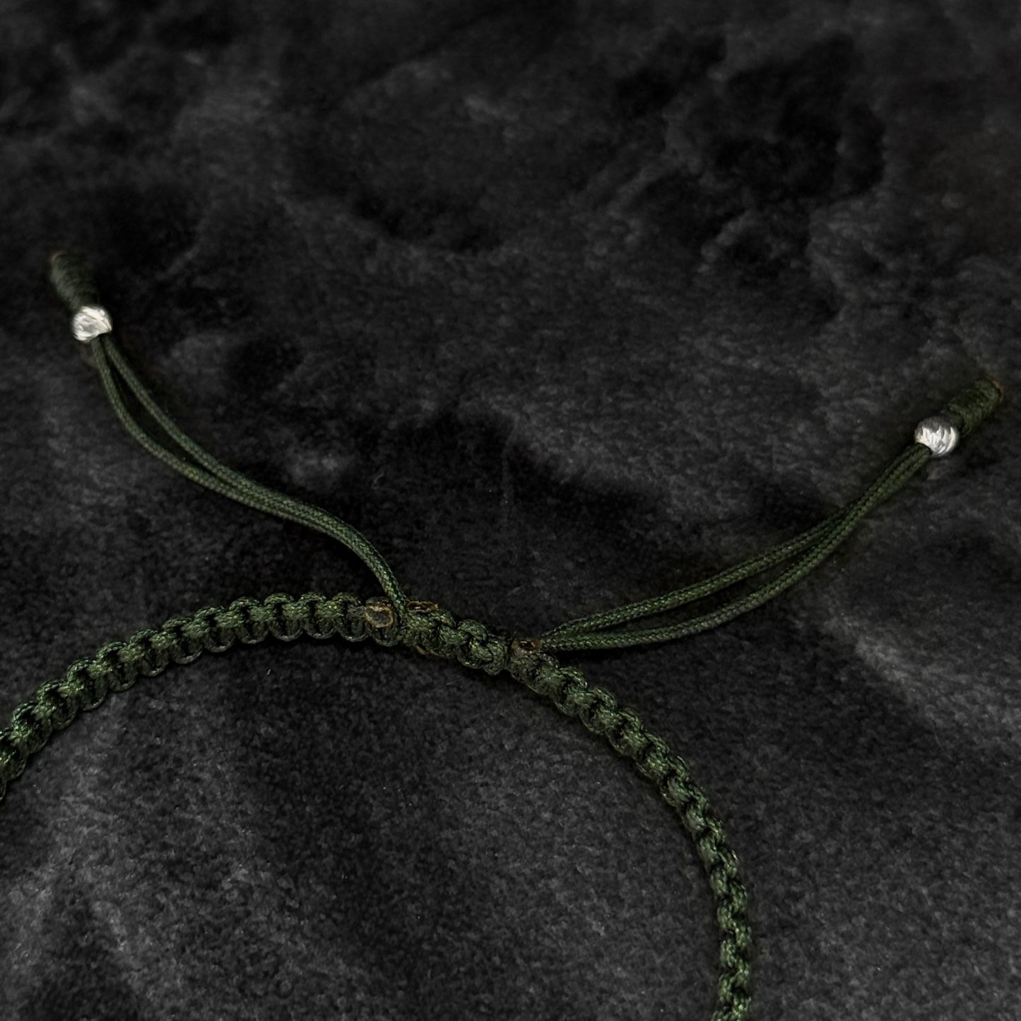 Pulsera Tejida / Esmeralda Colombiana / Plata 925