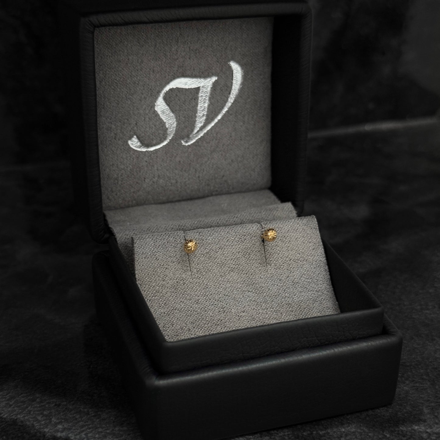 Topos de Lujo / Tipo Balín 3mm / Oro 18K