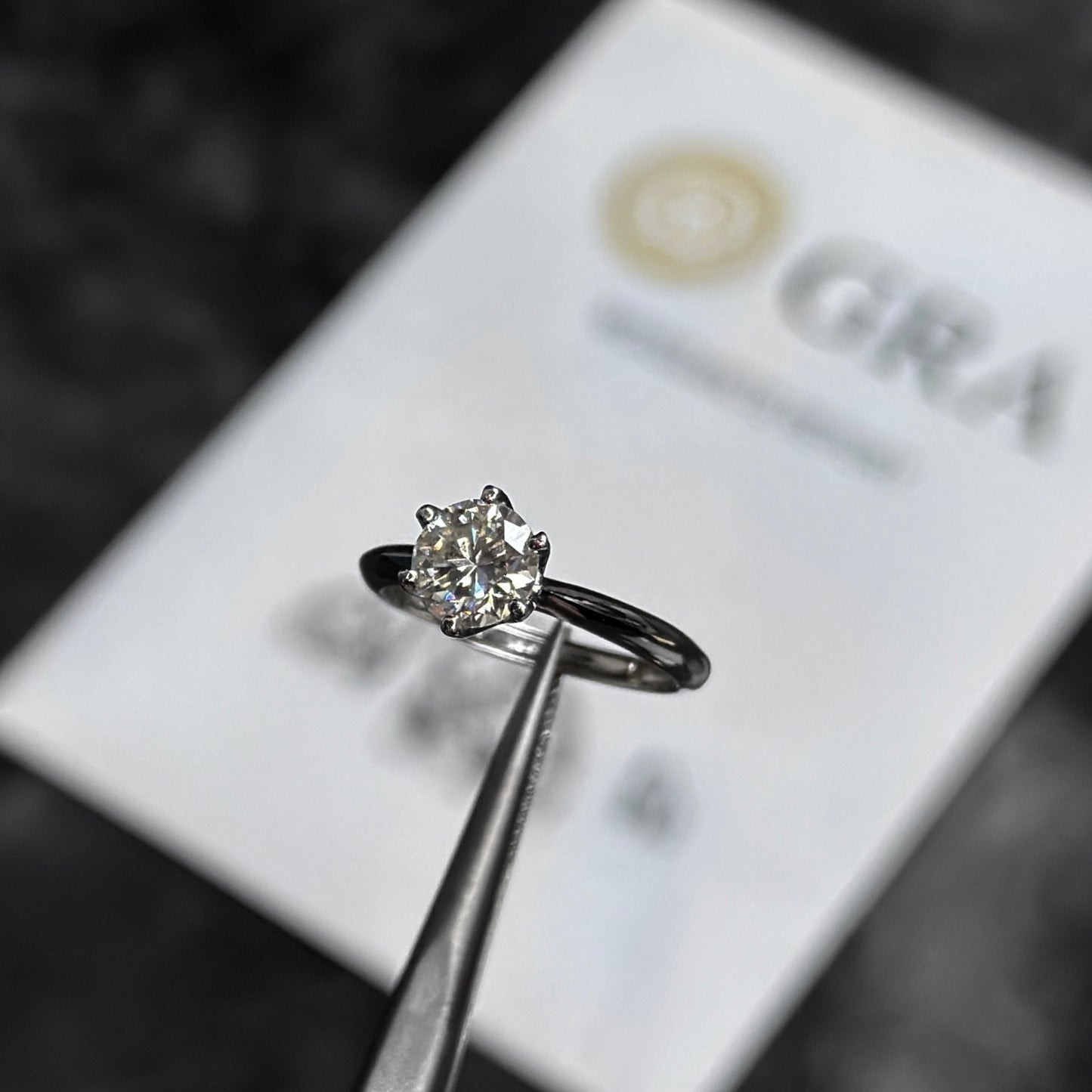 Anillo de Lujo Bajo Fabricación / Moissanita 6.5mm / Plata 925