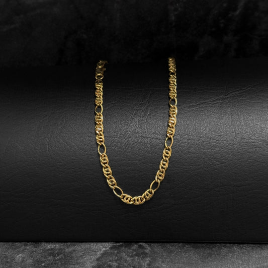 Figaro Chain 4mm x 60cm / 18K Gold