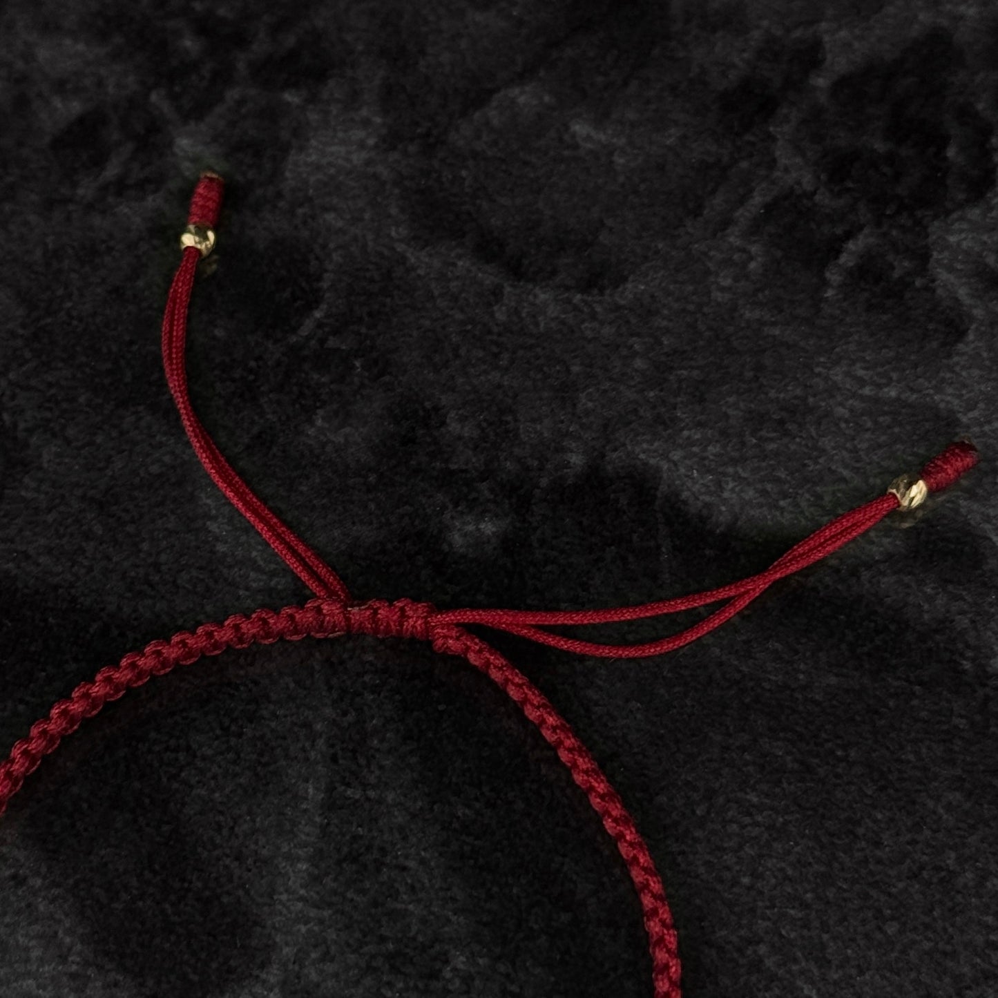 Pulsera Tejida / Balines Oro 18K