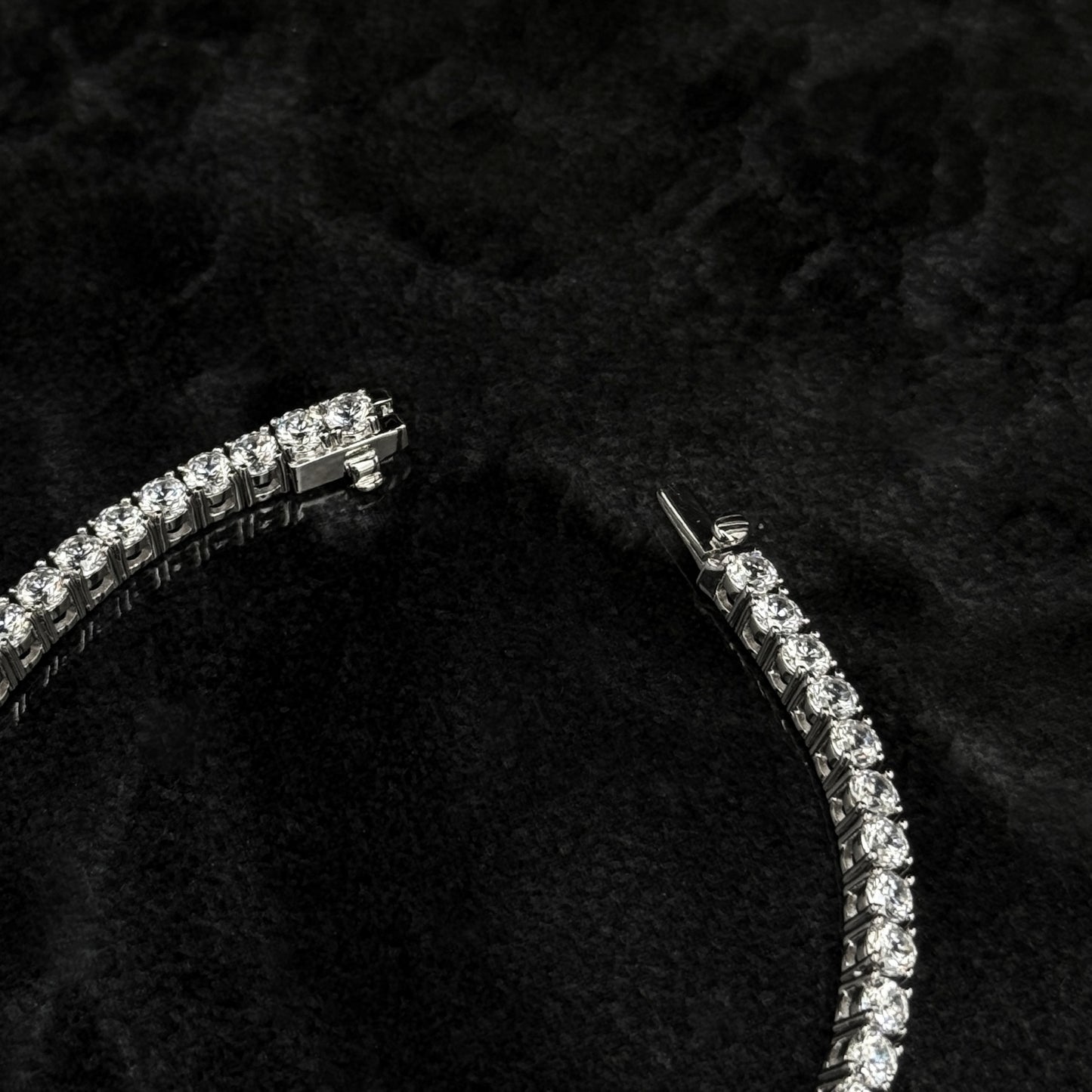 Pulsera Tenis Exclusiva / Esmeralda Colombiana / Circones / Plata 925