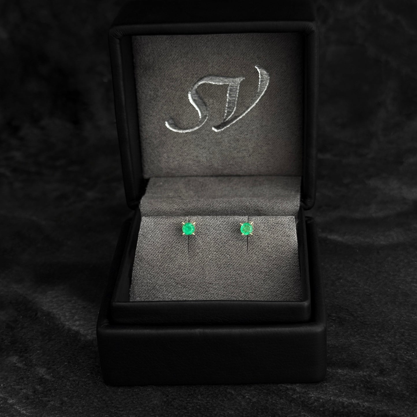 Topos Exclusivos 3mm / Esmeraldas Colombianas / Oro 18K