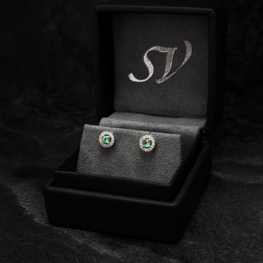 Luxury Moles / Colombian Emeralds / 925 Silver