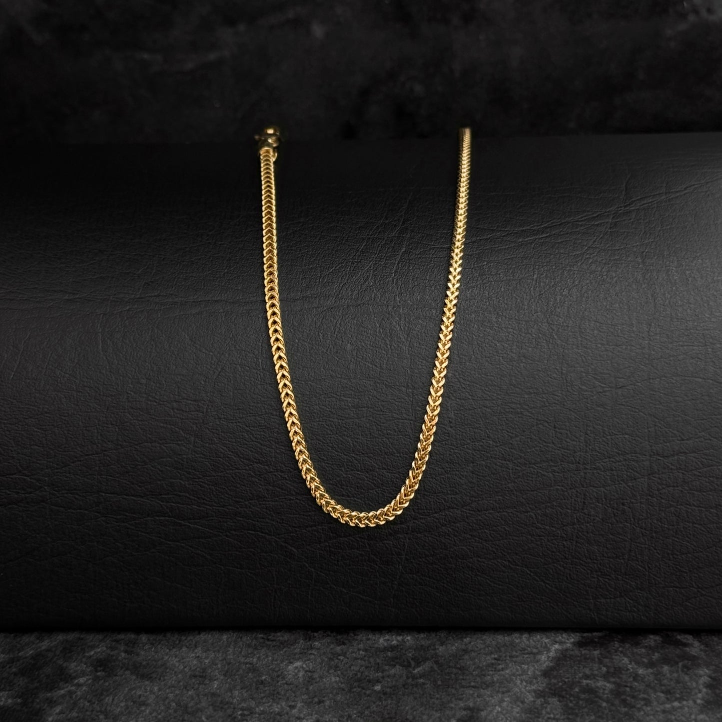 Cadena Franco 60cm x 3mm (Aprox) / Oro 18K