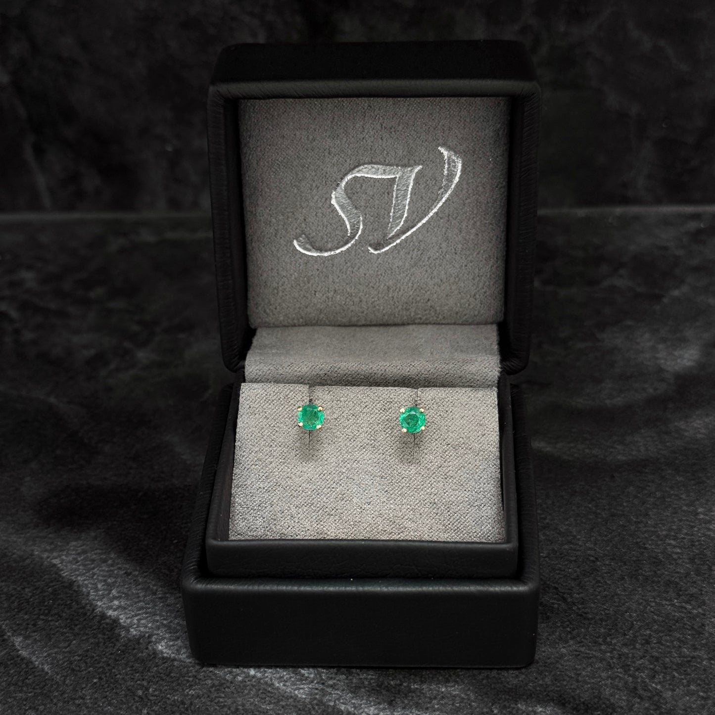 Topos 4.2mm / Esmeraldas Colombianas / Oro 18K