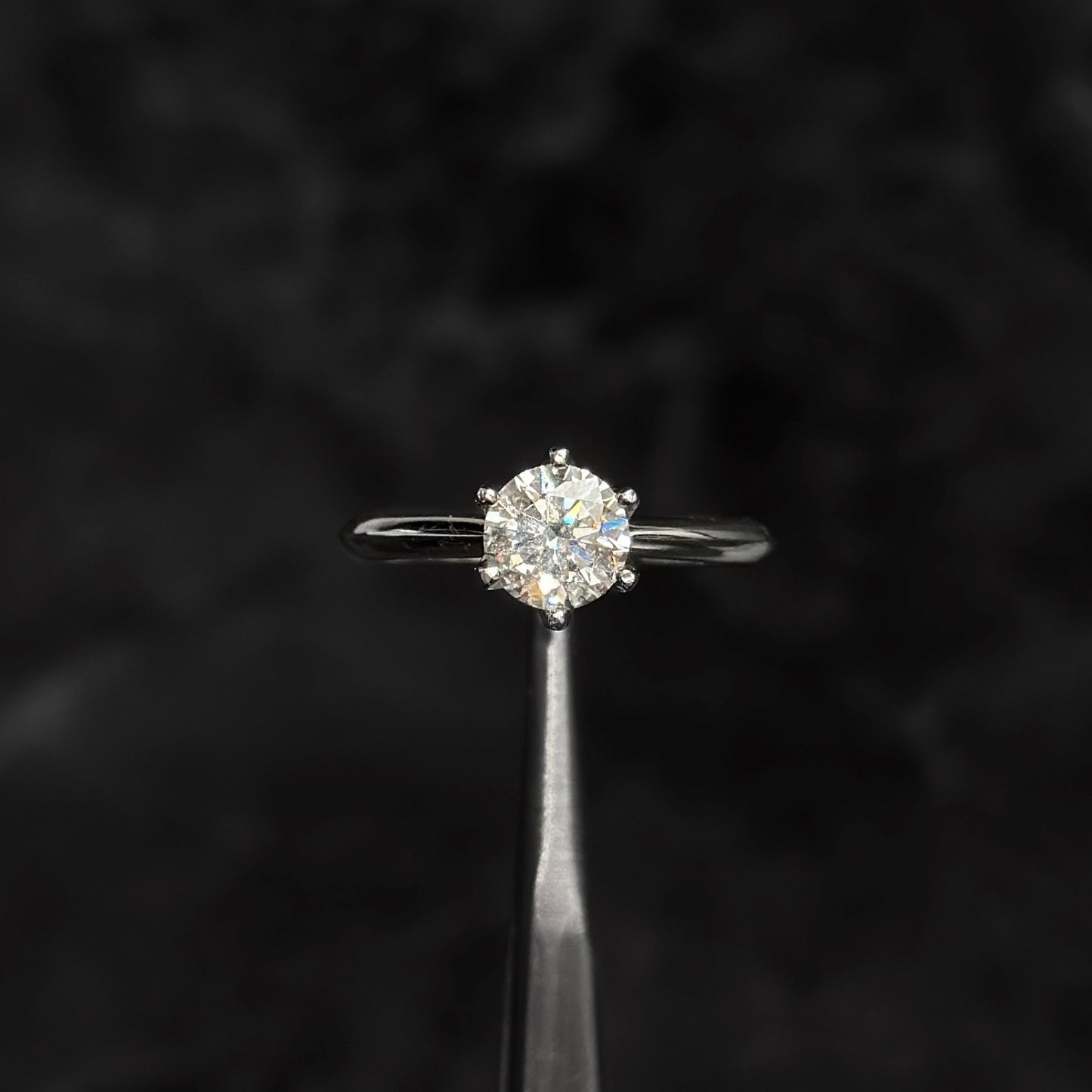 Anillo de Lujo Bajo Fabricación / Moissanita 6.5mm / Plata 925