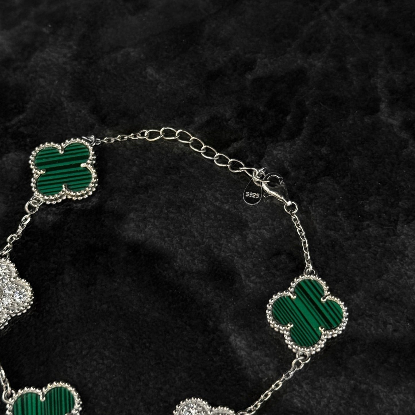 Pulsera Lucky Clover / Silver Green / Plata 925
