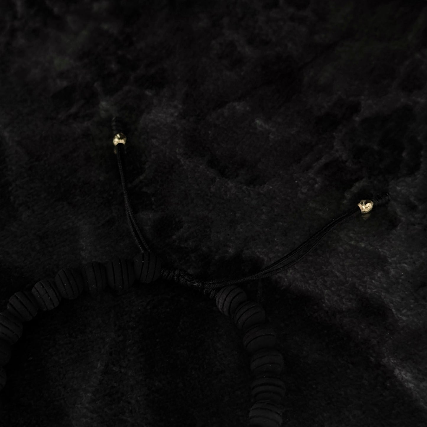 San Benito Woven Bracelet / 18K Gold Balls