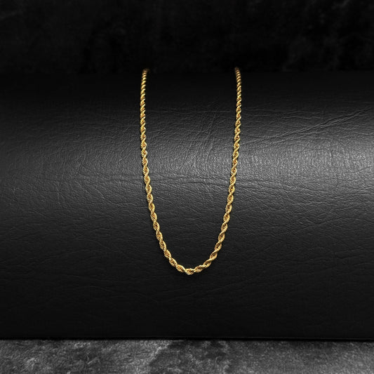 60cm x 2mm (Approx) / 18K Gold Loop Chain
