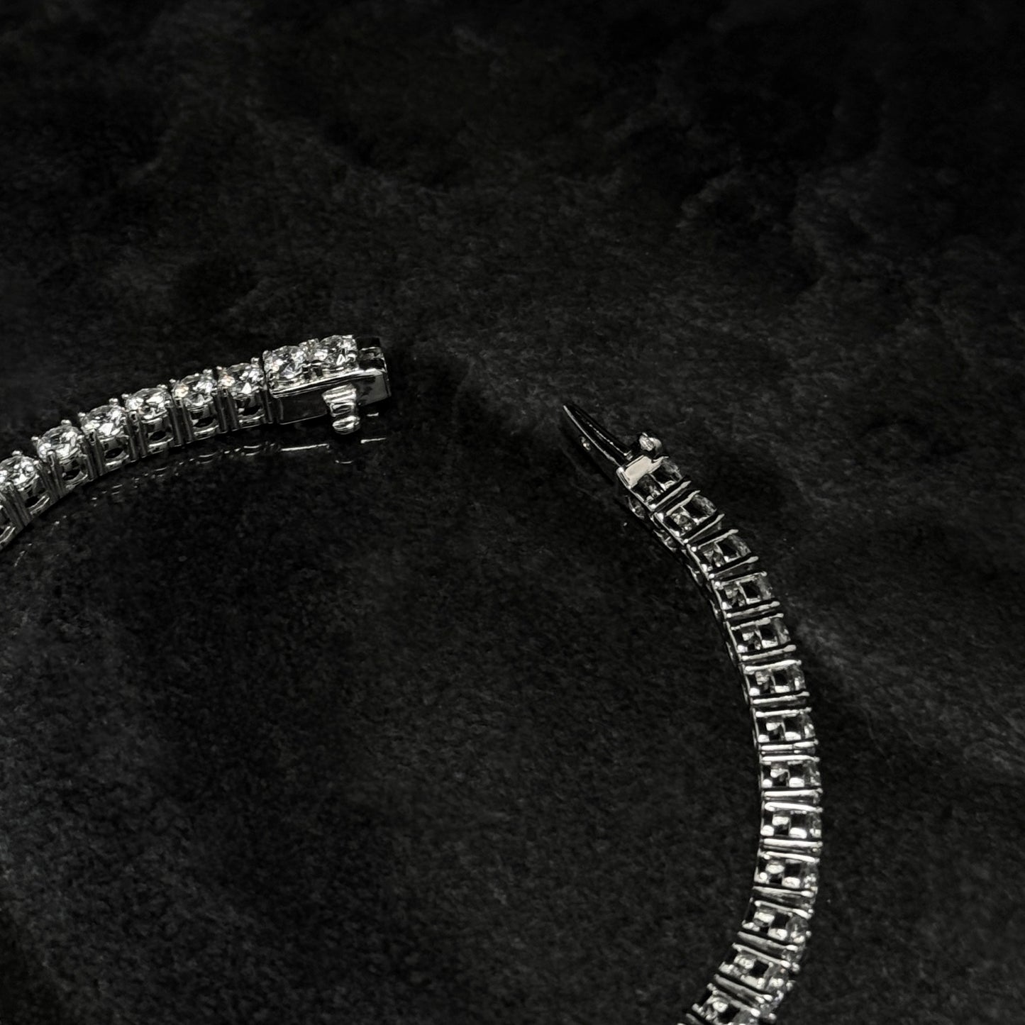 Pulsera Tenis Exclusiva / Esmeralda Colombiana / Circones / Plata 925
