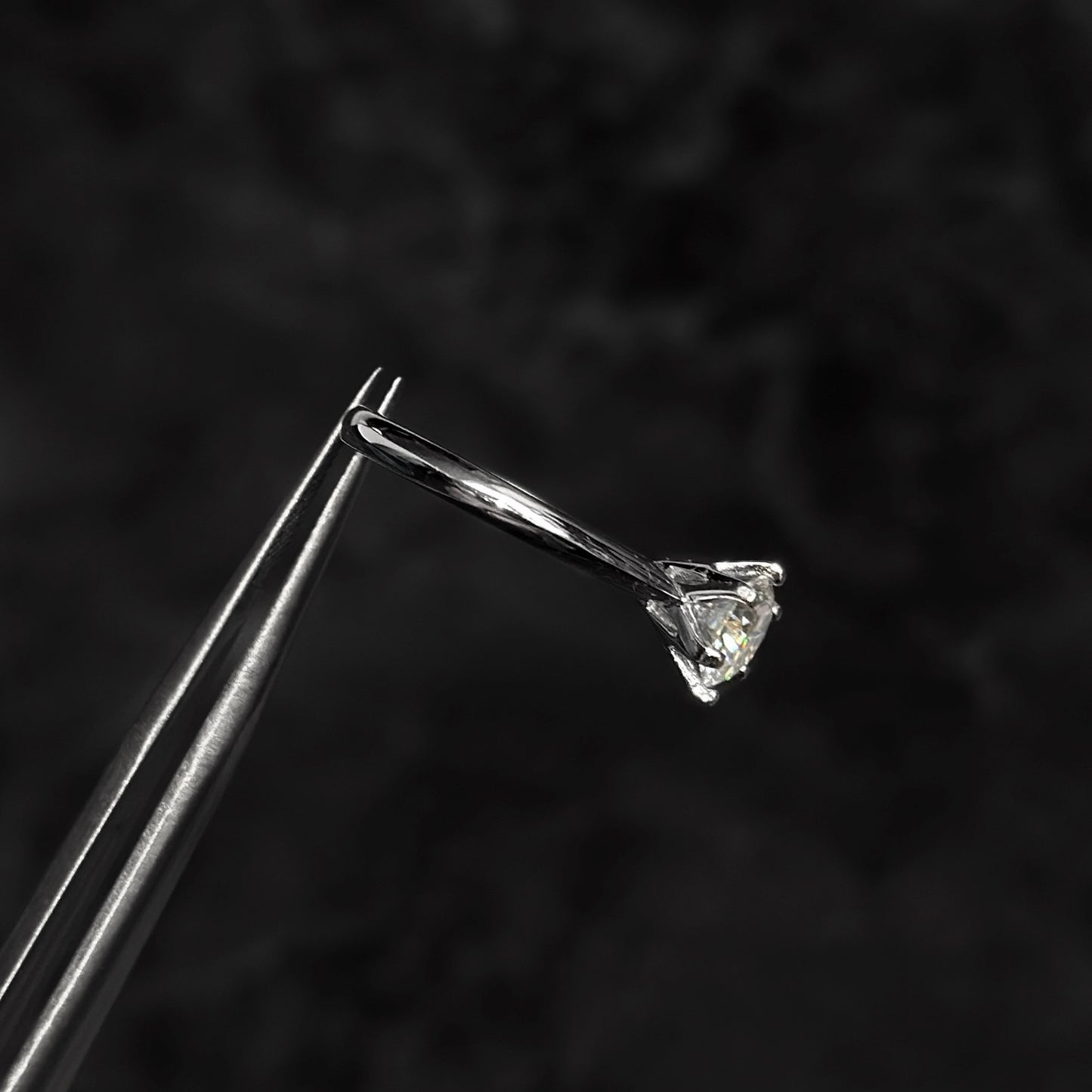 Anillo de Lujo Bajo Fabricación / Moissanita 6.5mm / Plata 925