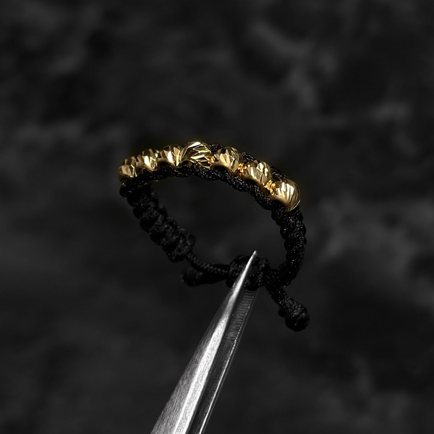 Anillo Tejido de Lujo / Oro 18K