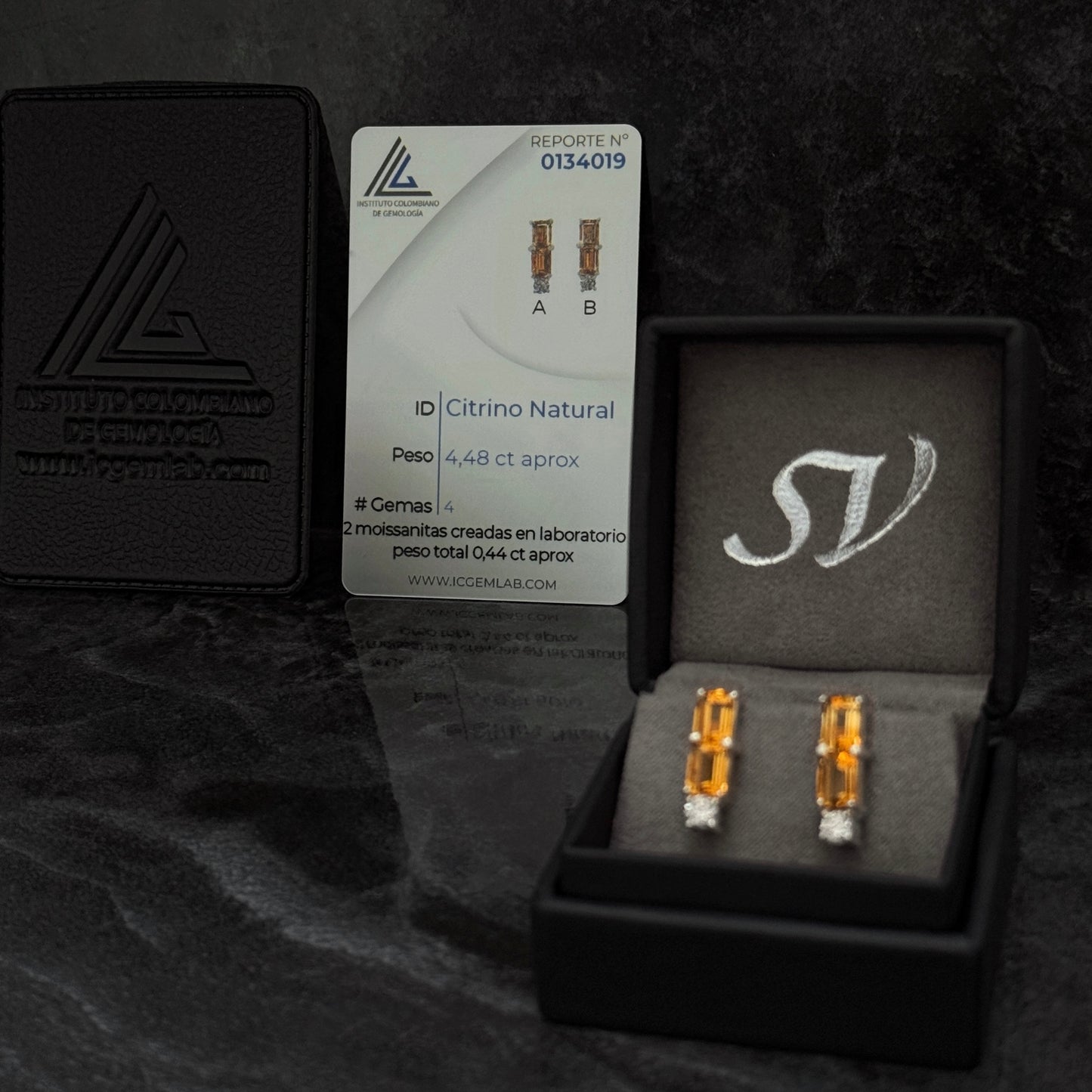 Topos Alta Joyería / Citrinos / Moissanitas Lab / Plata 925