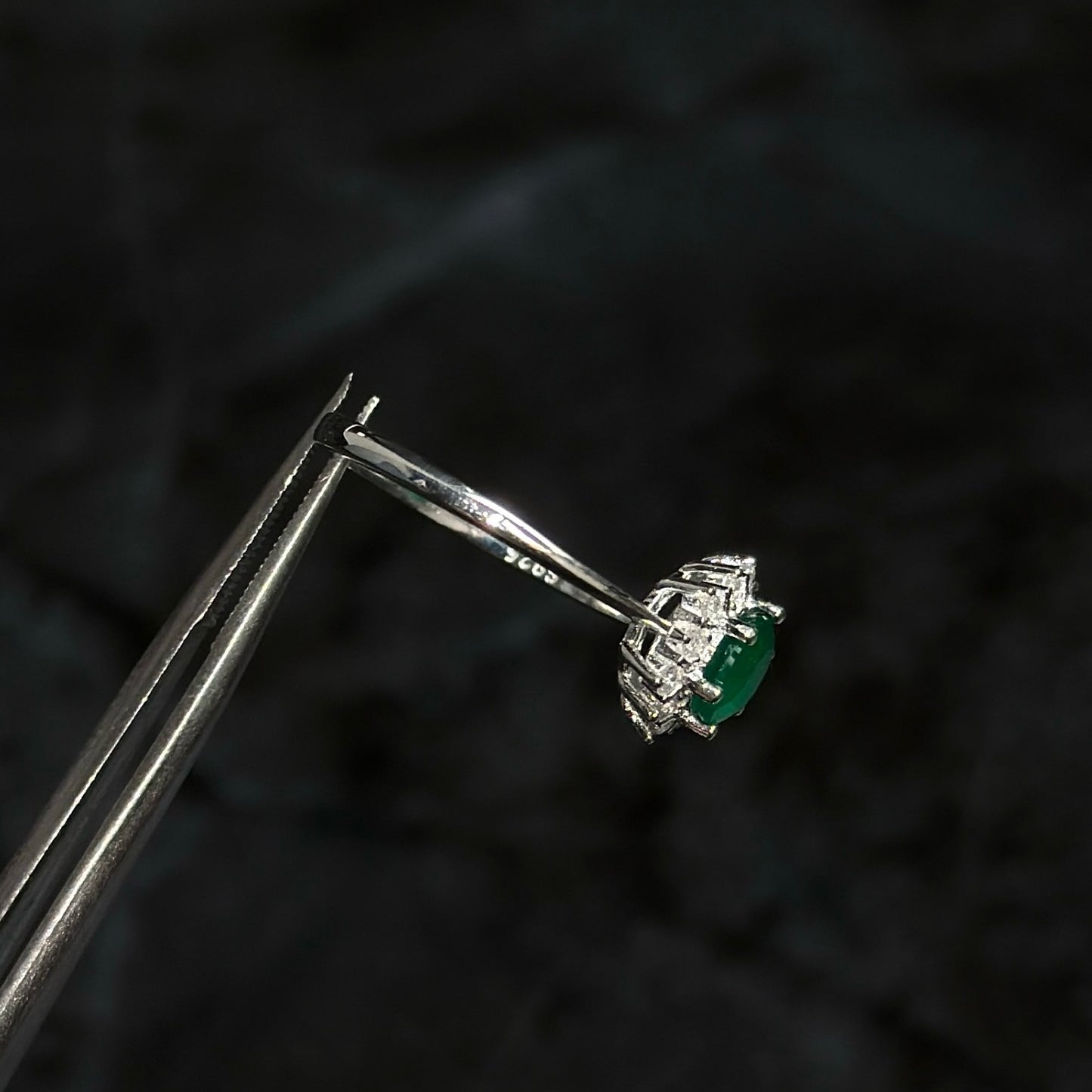 Anillo de Lujo #6 / Esmeralda / Plata 925
