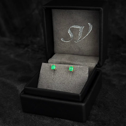 Exclusive Moles 3.7mm / Colombian Emeralds / 18K Gold