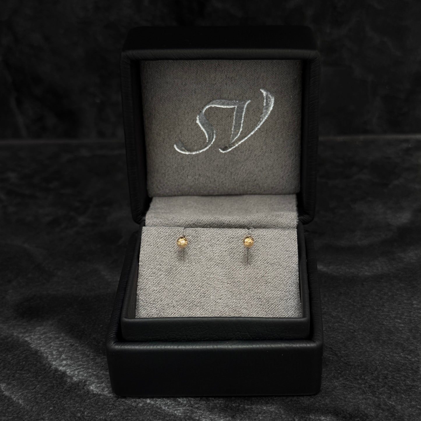 Topos de Lujo / Tipo Balín 3mm / Oro 18K