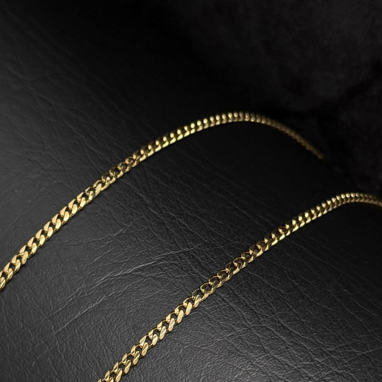 Cadena Cubana 2mm x 45cm / Oro 18K