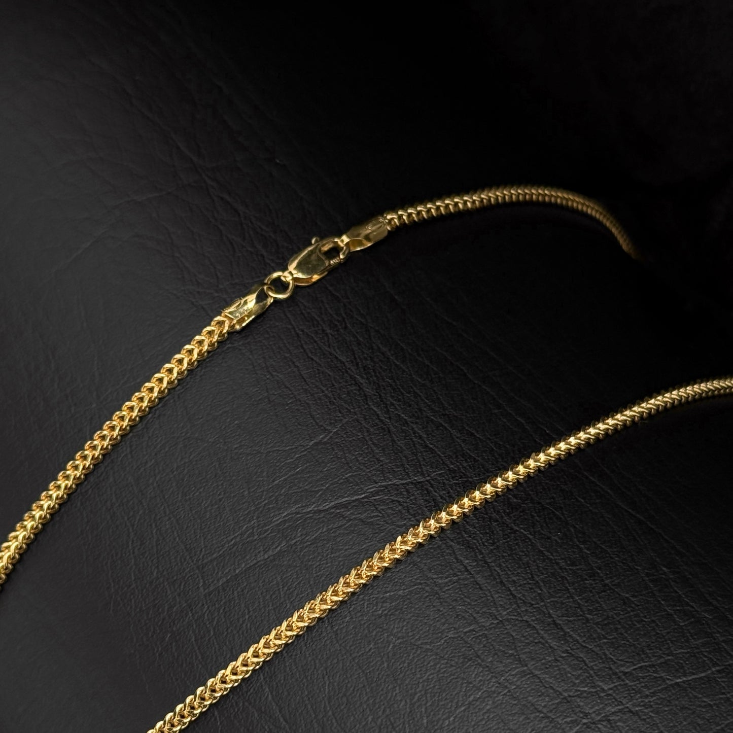 Cadena Franco 60cm x 3mm (Aprox) / Oro 18K
