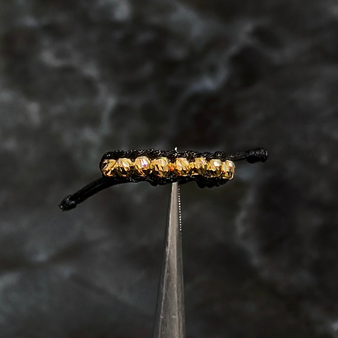 Anillo Tejido de Lujo / Oro 18K