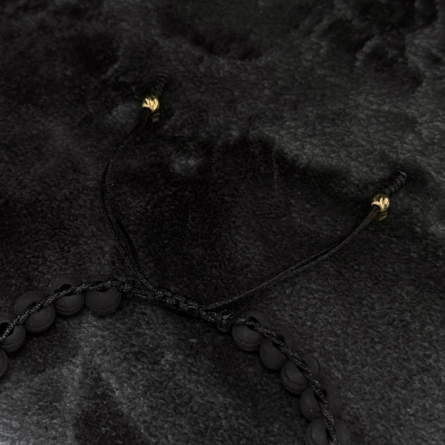 Pulsera Tejida Exclusiva / Cilindros & Balines Oro 18K