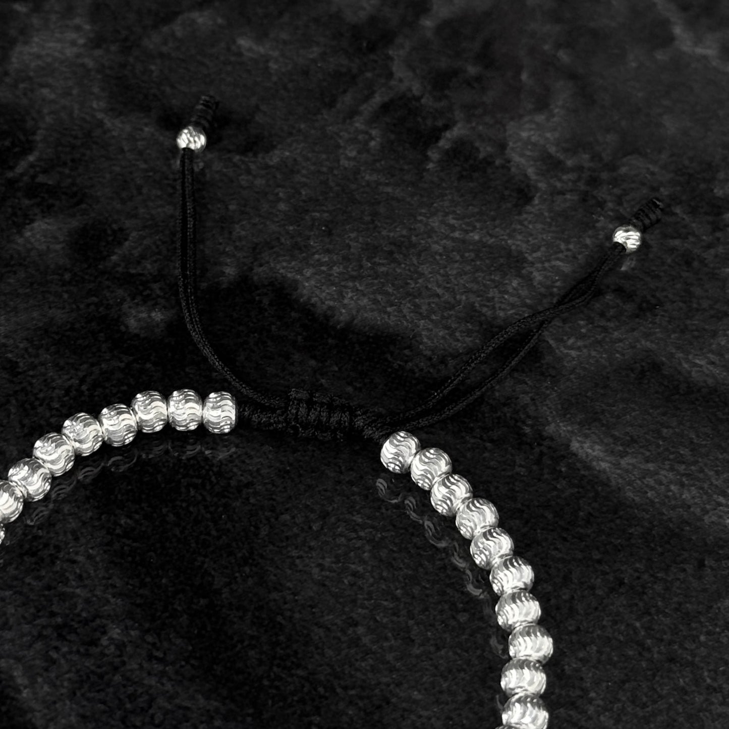 Pulsera Tejida / Esmeralda Colombiana / Plata 925
