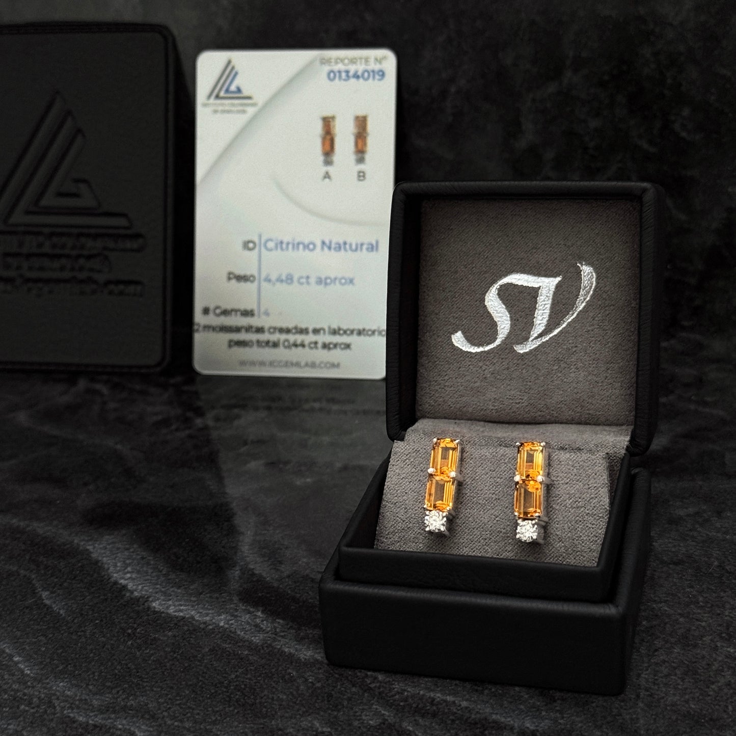 Topos Alta Joyería / Citrinos / Moissanitas Lab / Plata 925