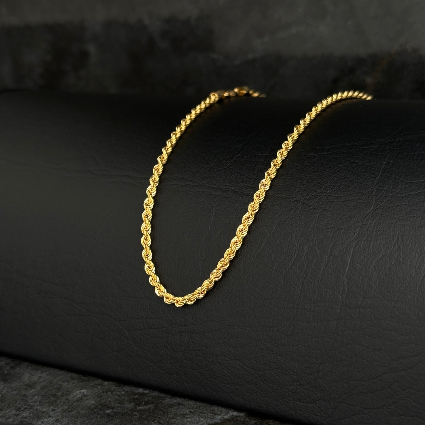 Bow Chain 60cm x 3mm (Approx) / 18K Gold
