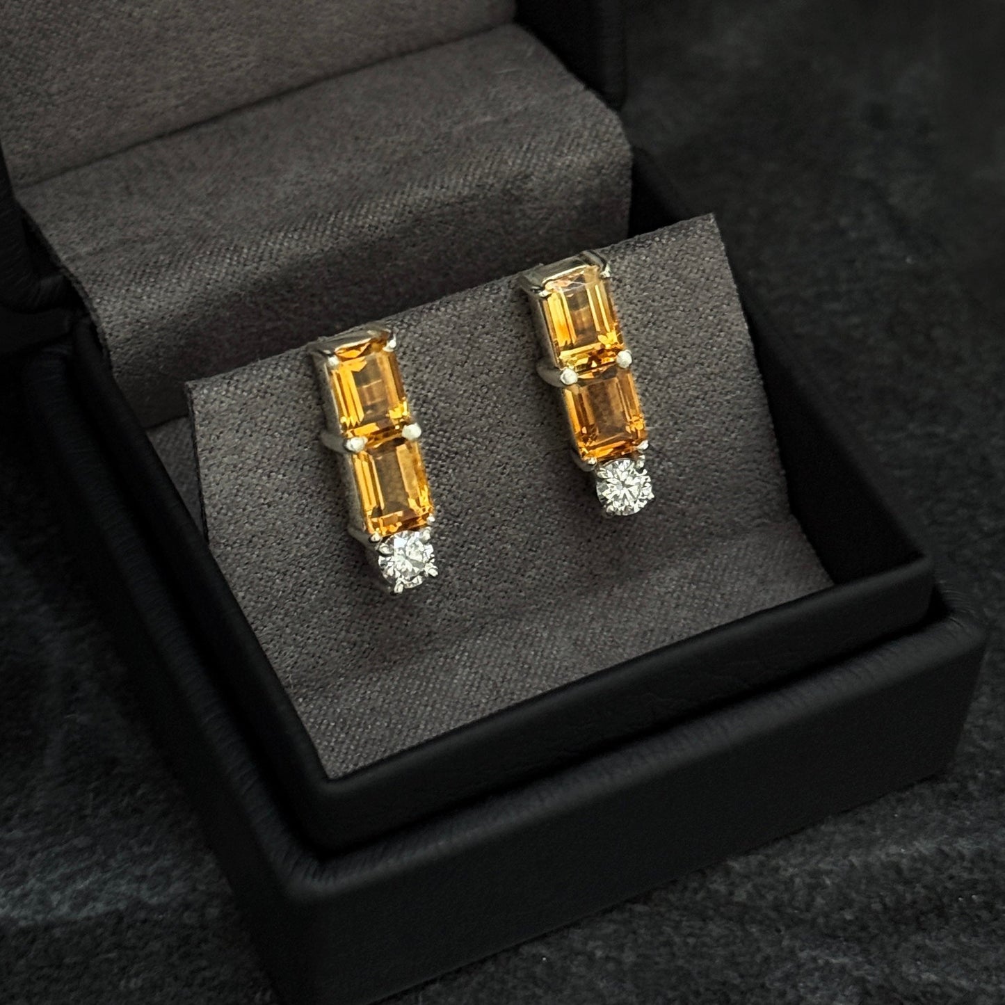 Topos High Jewelry / Citrines / Lab Moissanites / 925 Silver