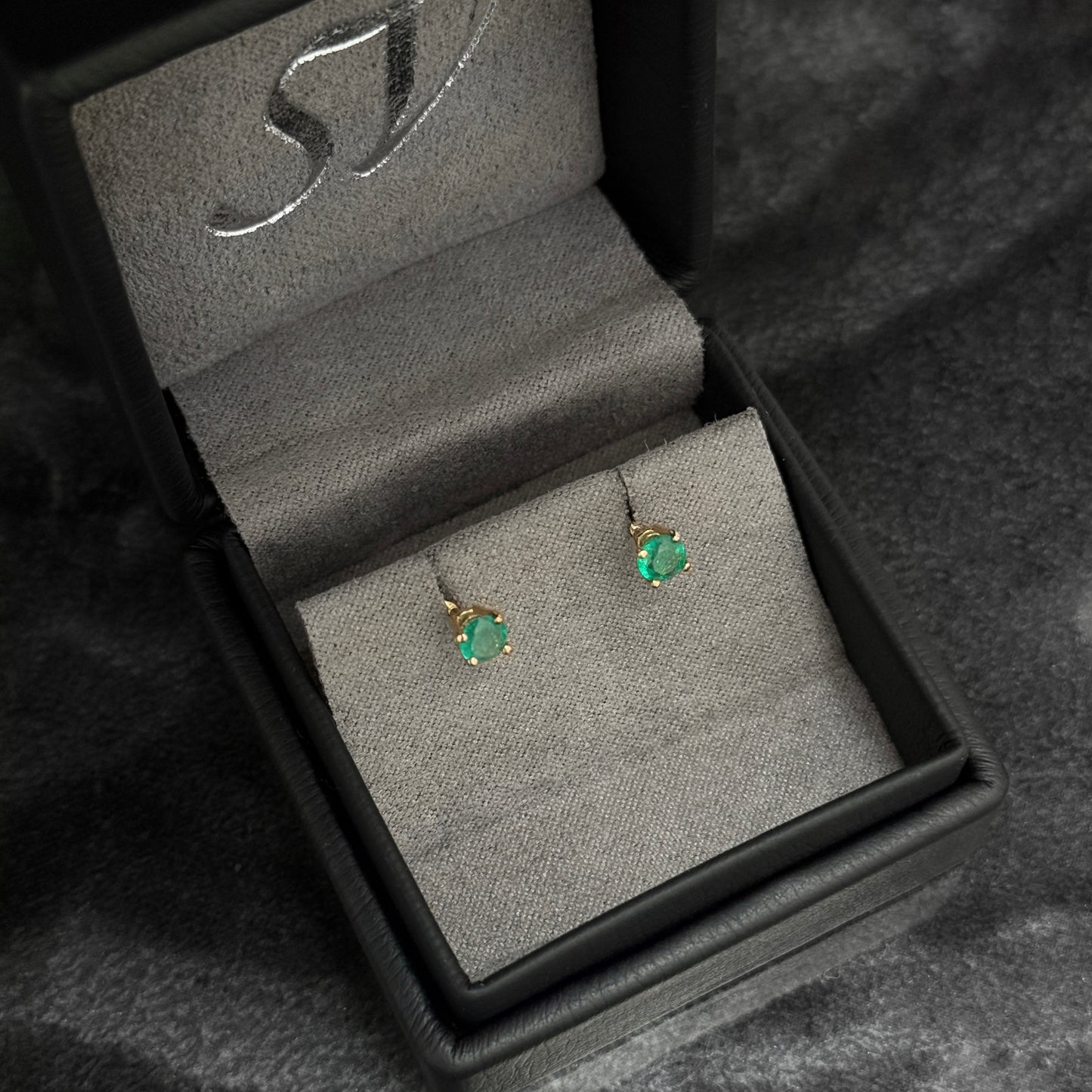 Topos 4.2mm / Esmeraldas Colombianas / Oro 18K