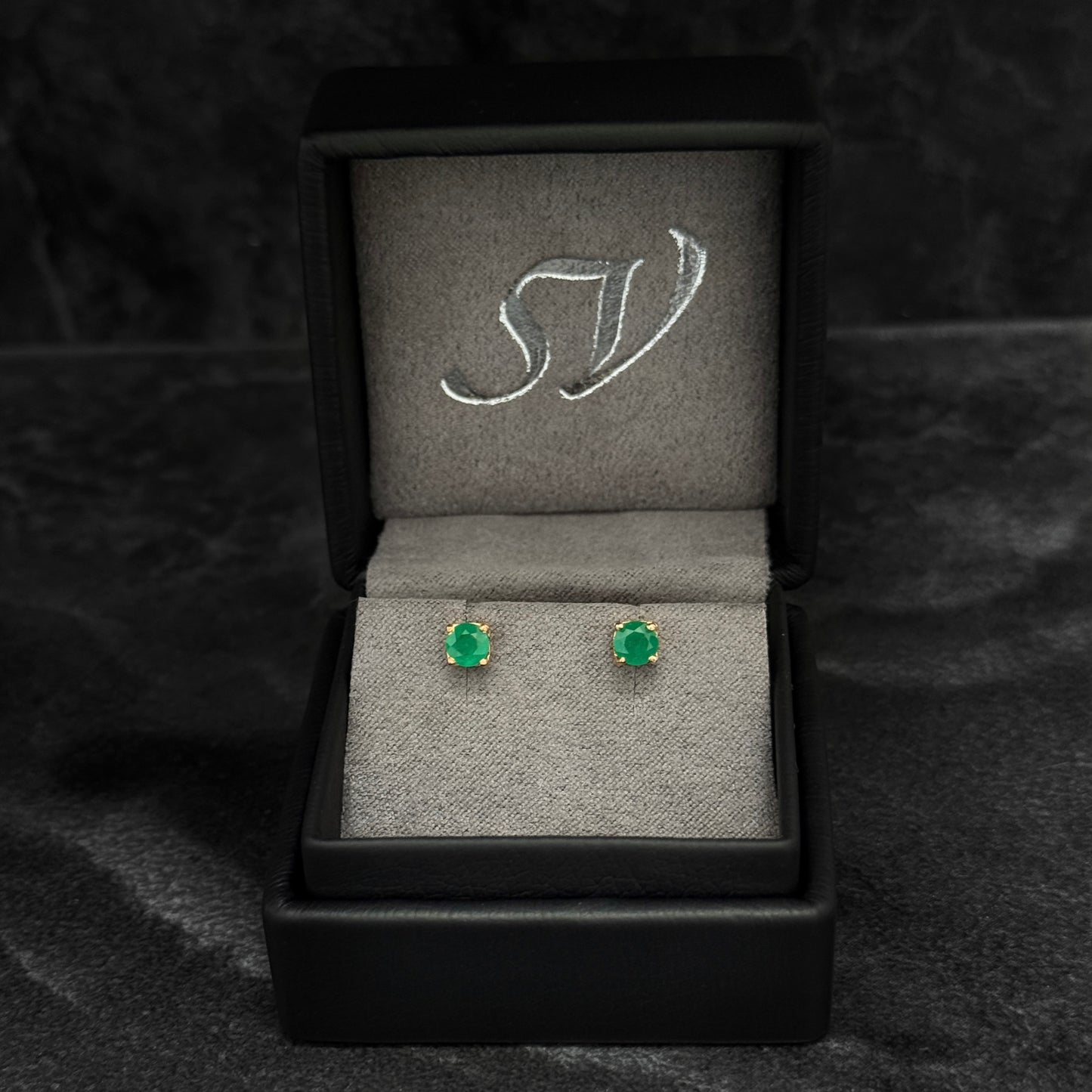 Topos 4.4mm / Esmeraldas Colombianas / Oro 18K