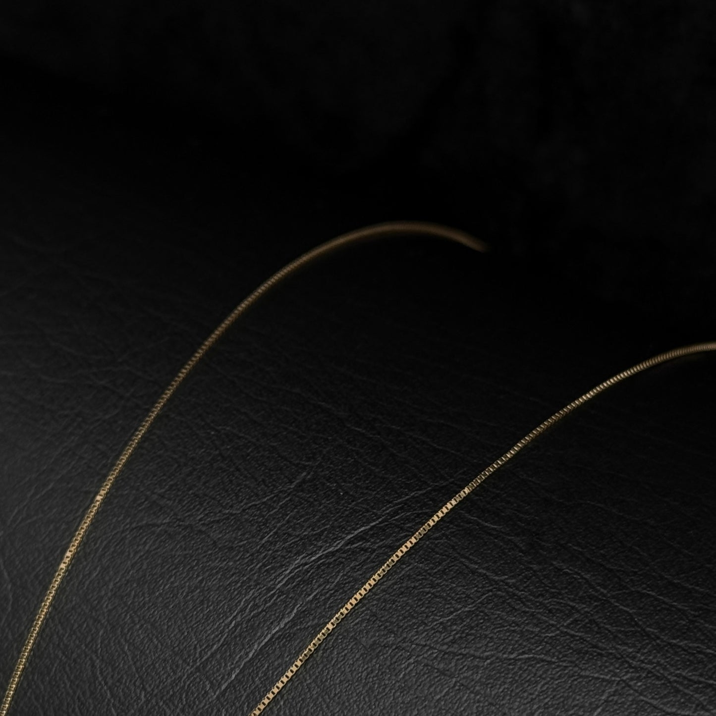 Cadena Veneciana Mini / Dije Esmeralda / Oro 18K