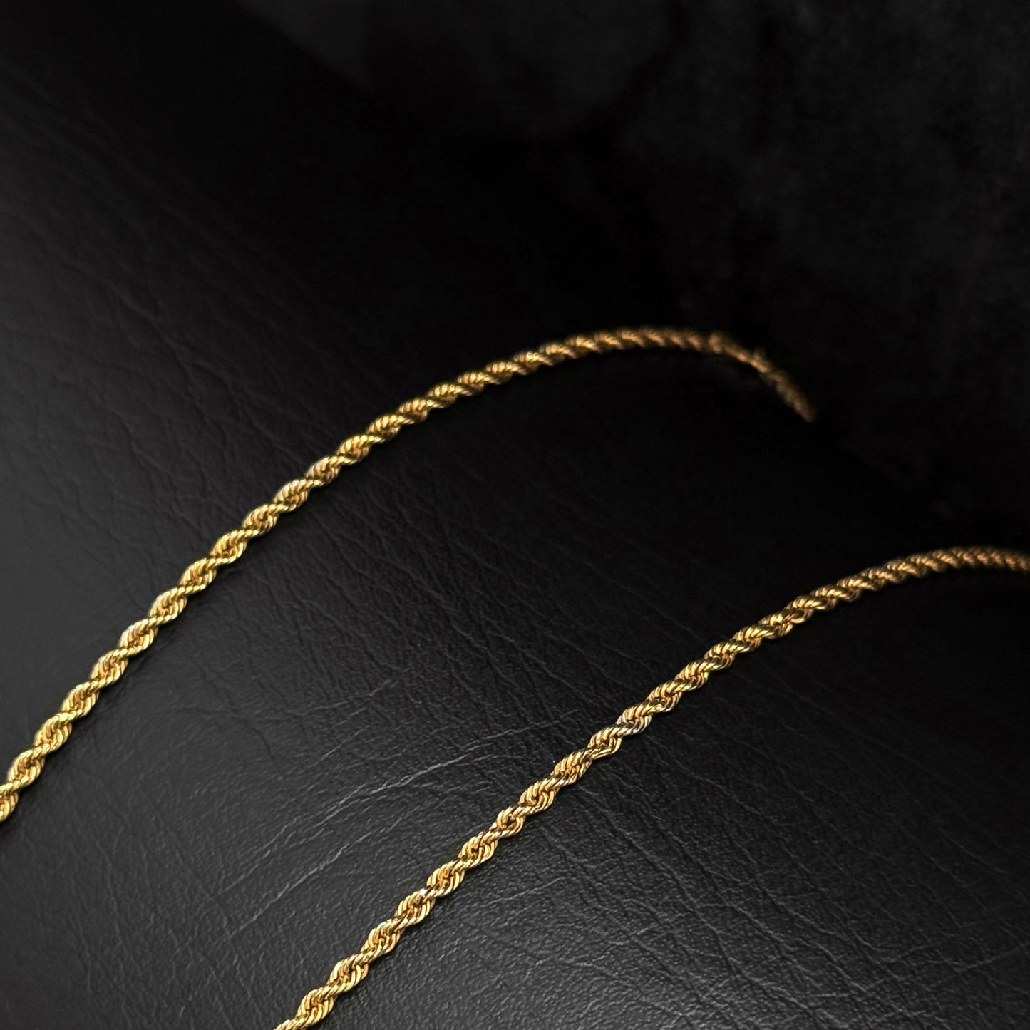 Cadena Lazo 60cm x 2mm (Aprox) / Oro 18K