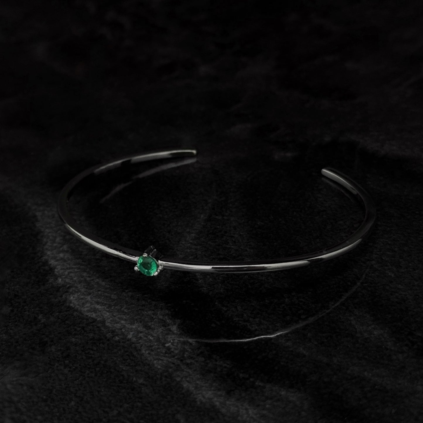Brazalete Exclusivo / Esmeralda Colombiana / Plata 925
