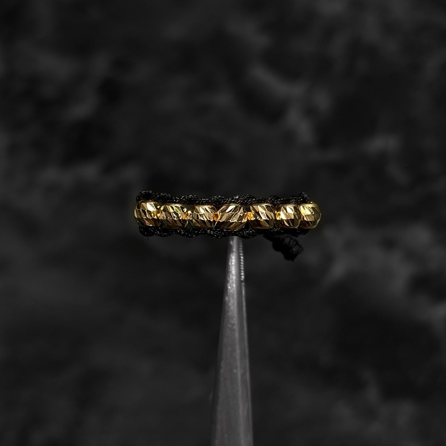 Anillo Tejido de Lujo / Oro 18K