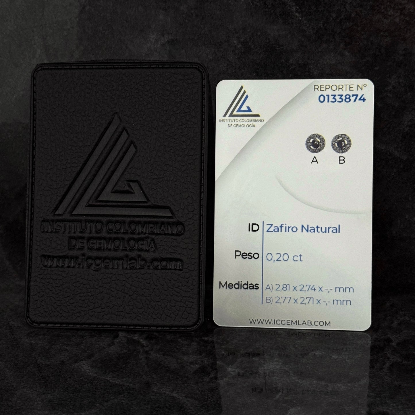 Topos Exclusivos / Zafiros Azules / Plata 925