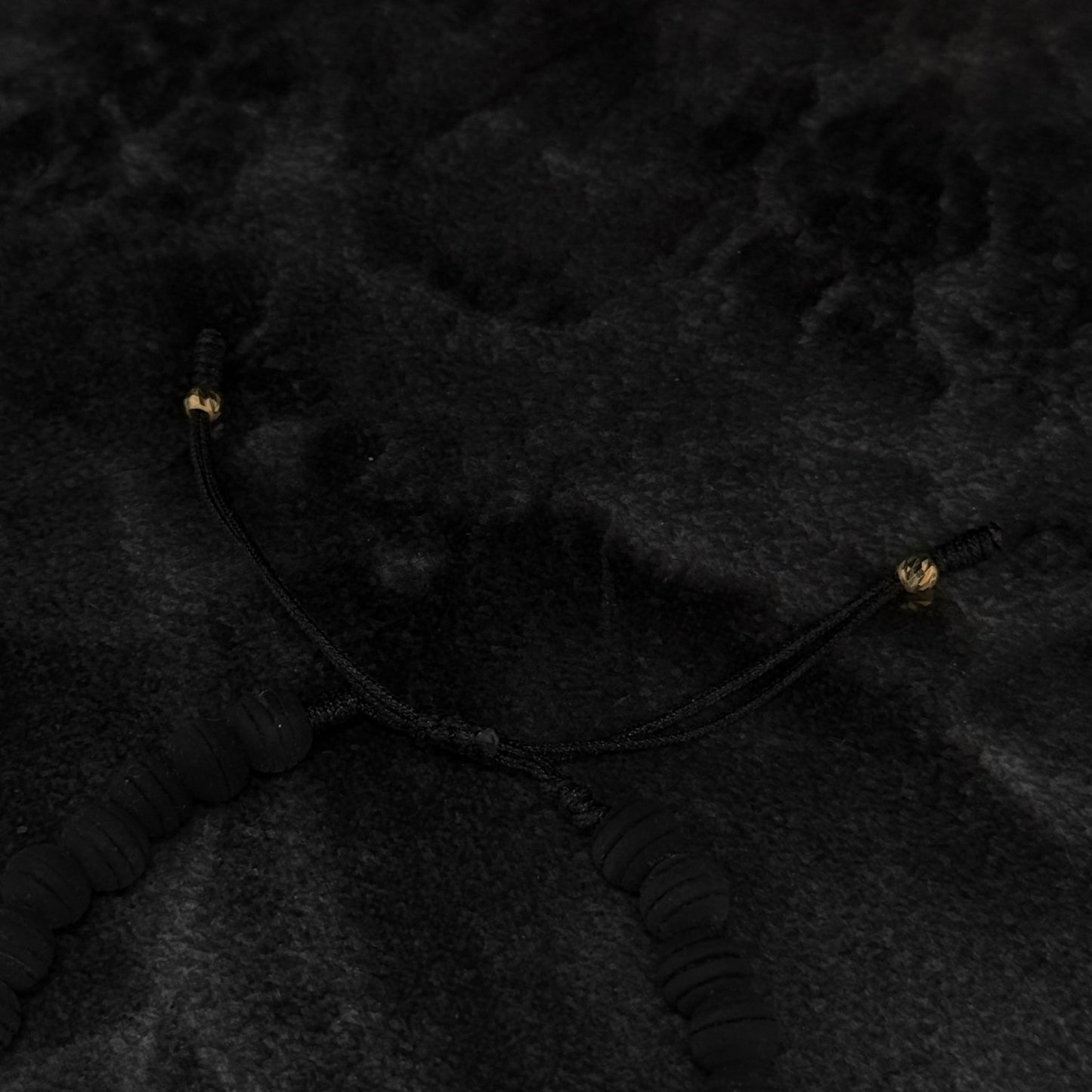 Woven Bracelet / 18K Gold Balls / Three Golds