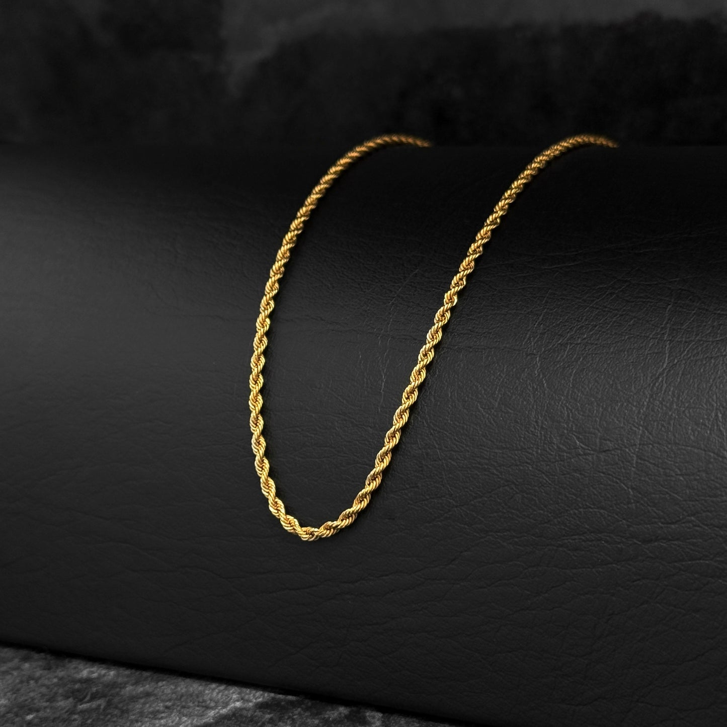 Cadena Lazo 60cm x 2mm (Aprox) / Oro 18K