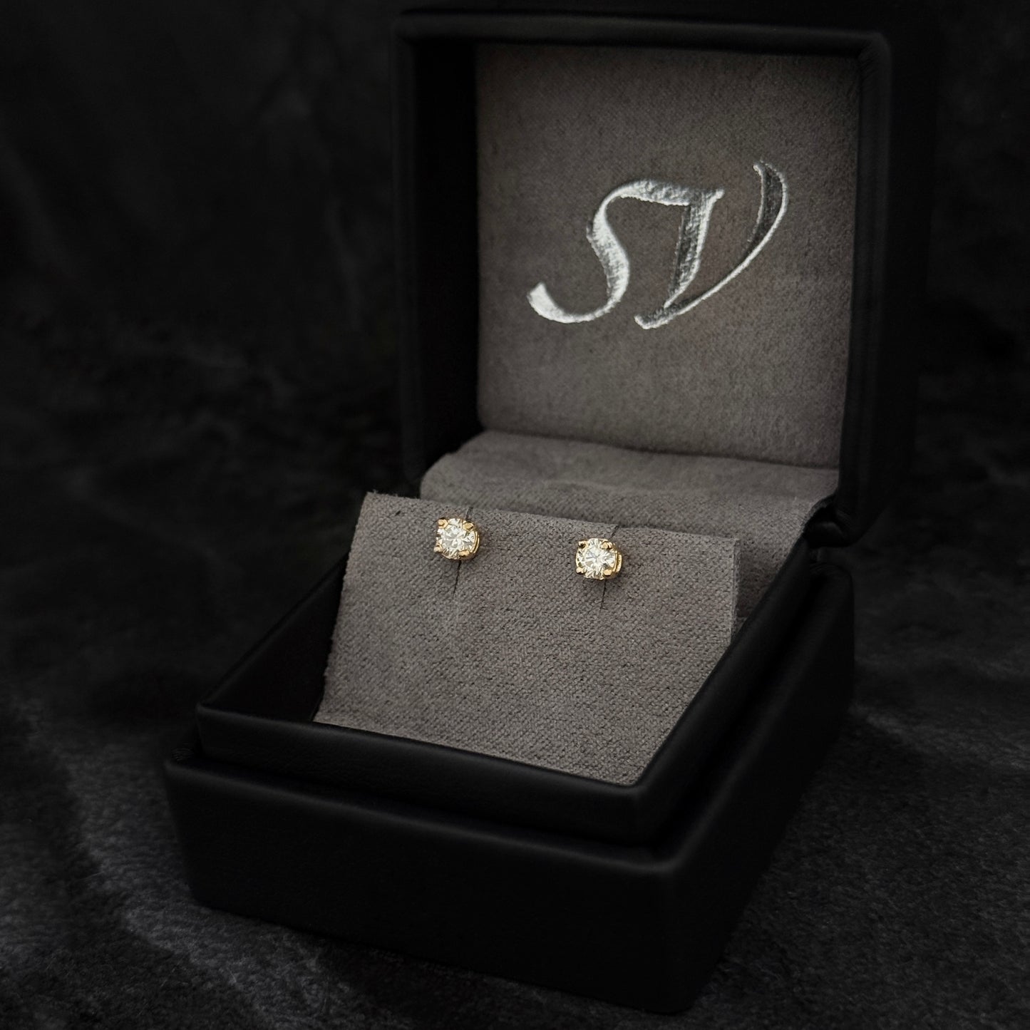 Topos de Lujo / Moissanitas Lab / Oro 18K