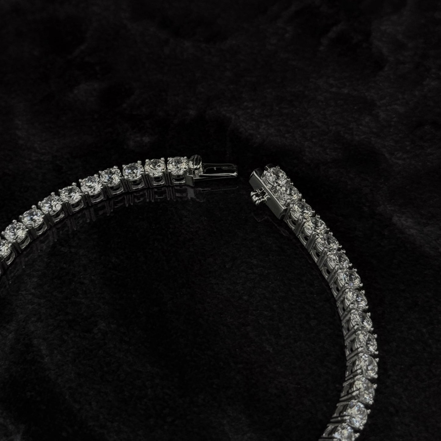 Pulsera Tenis Exclusiva / Esmeralda Colombiana / Circones / Plata 925