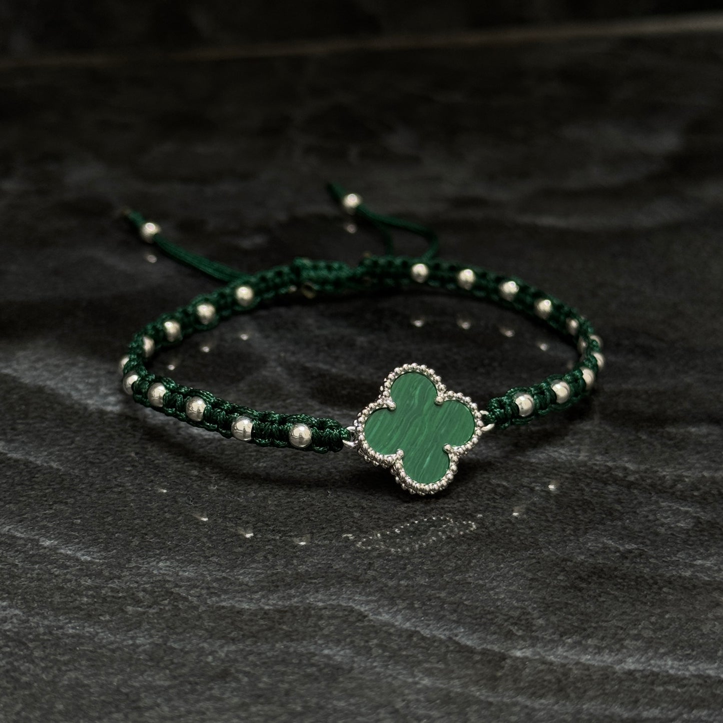 Pulsera Lucky Clover / Green / Plata 925