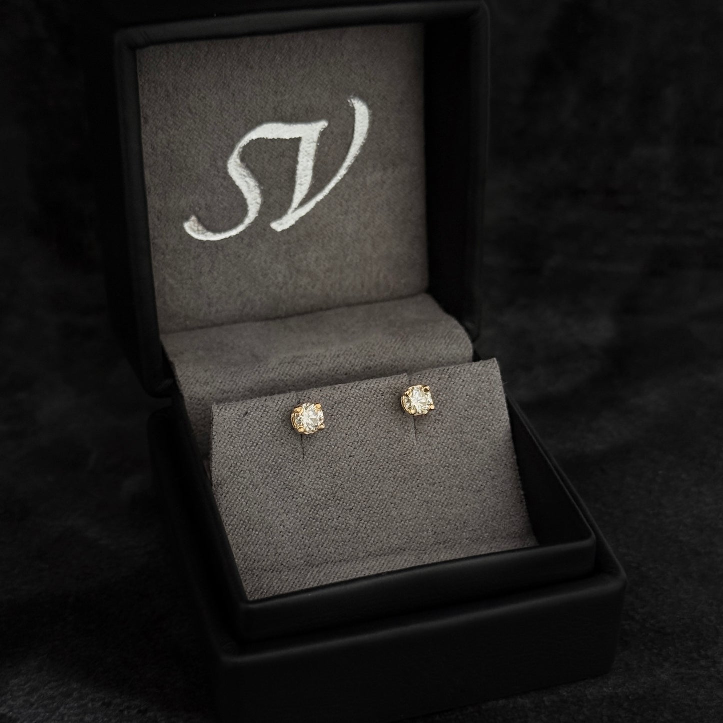 Topos de Lujo / Moissanitas Lab / Oro 18K