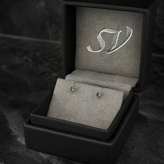 Topos de Lujo / Diamantes Azules Certificados / Oro 18K
