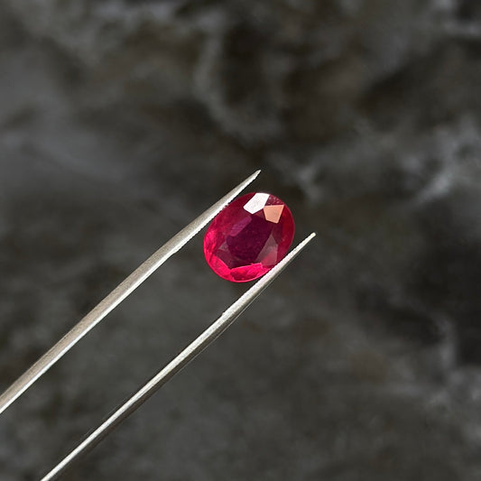 Ruby Natural 3.38ct / 8.33 x 10.59 x 4.09 mm