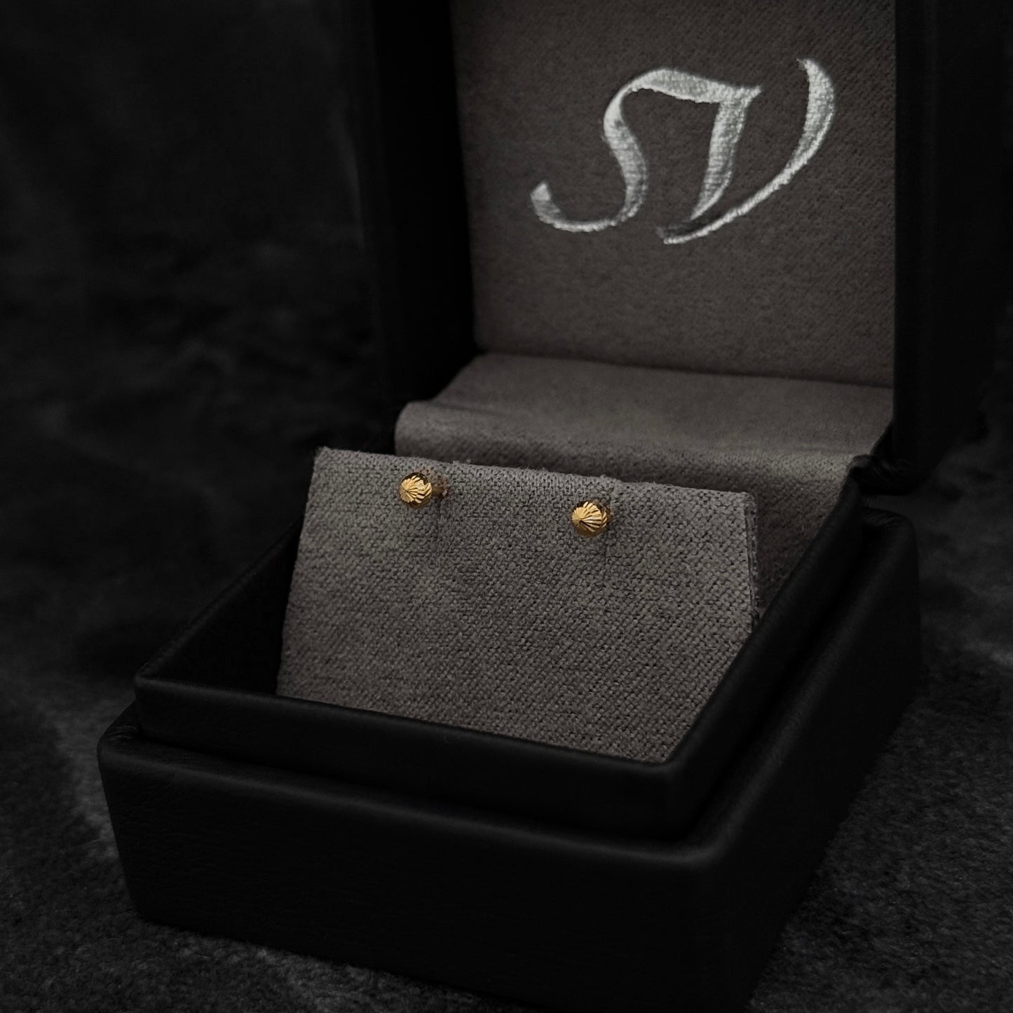 Topos de Lujo / Balín Diamantado 3mm / Oro 18K