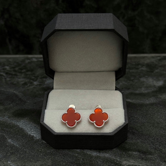 Topos Lucky Clover / Red / Plata 925