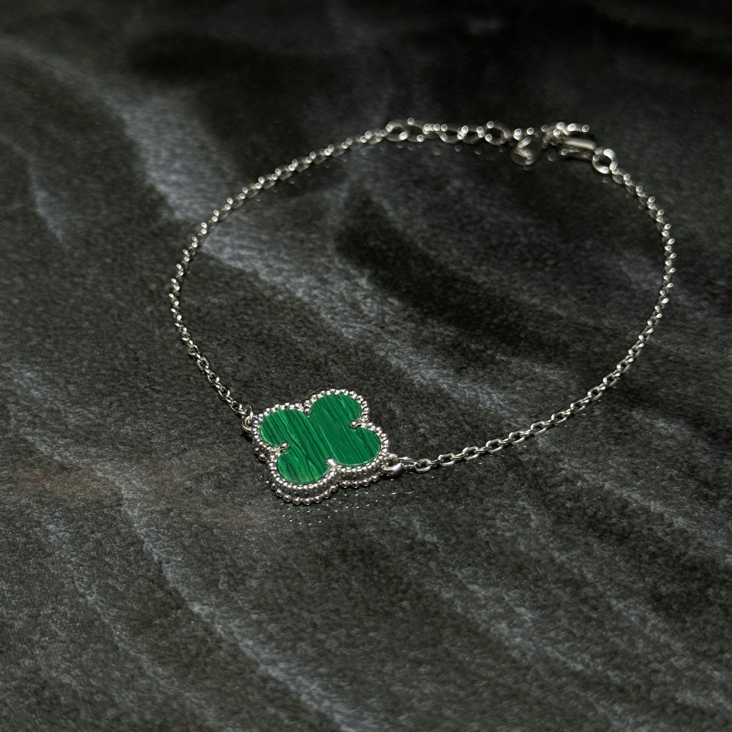 Pulso Lucky Clover / Solo Green / Plata 925