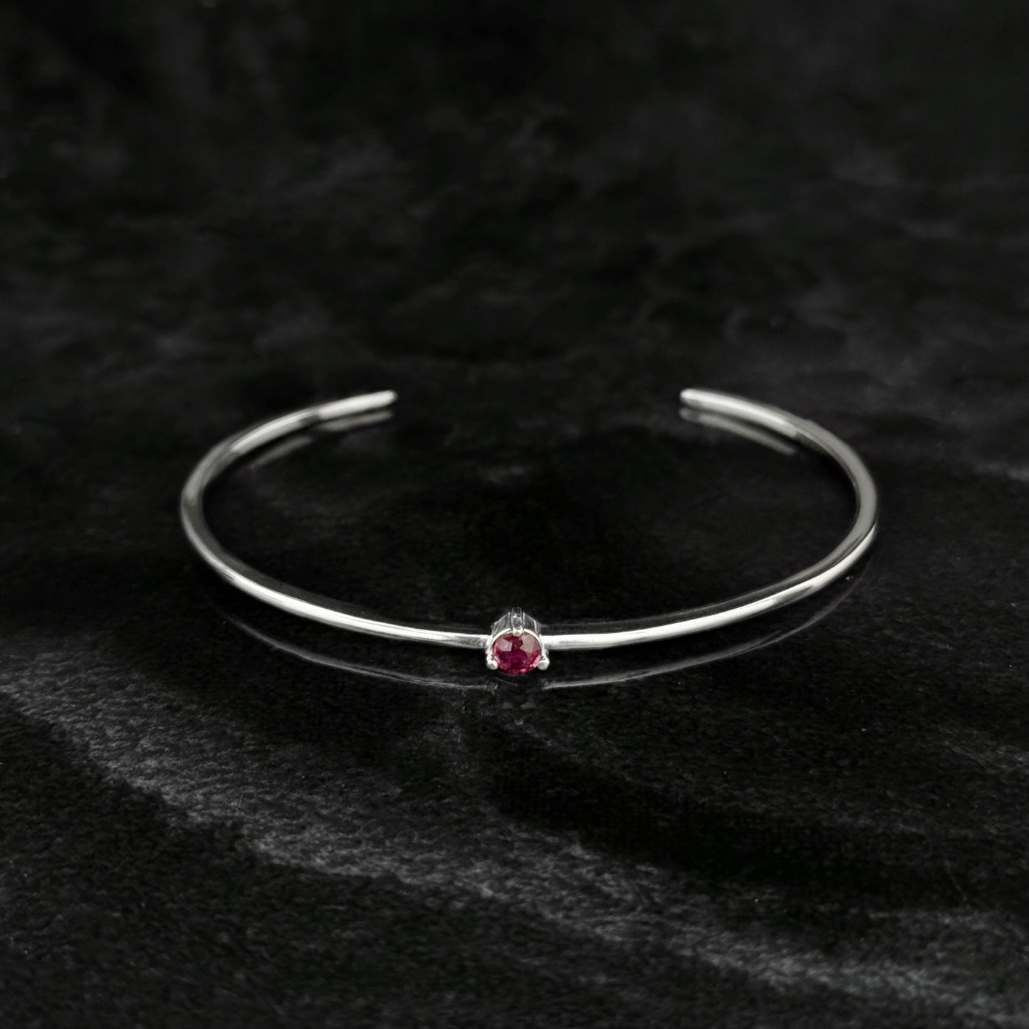 Exclusive Bracelet / Natural Ruby / 925 Silver